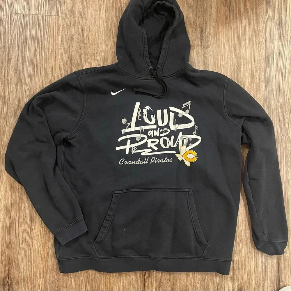 Pittsburg Pirates Nike Hoodie Sweatshirt Adult XL Black Dri-Fit MLB Baseball